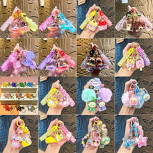 亚克力入油流沙钥匙扣包包挂件可爱汽车钥匙链挂饰摆摊小商品批发