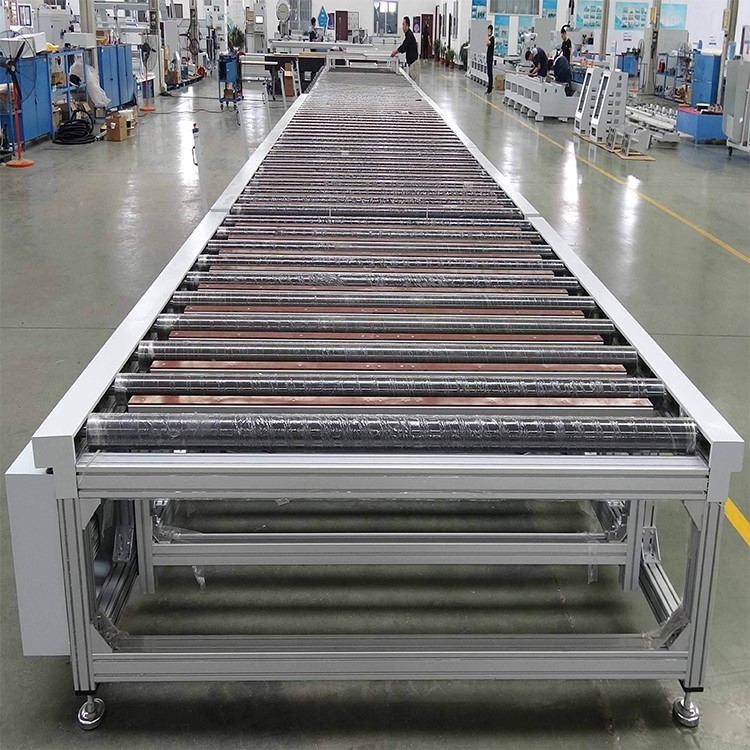 生产供应物流仓储输送设备不锈钢滚筒流水线双层滚筒输送线斜坡线
