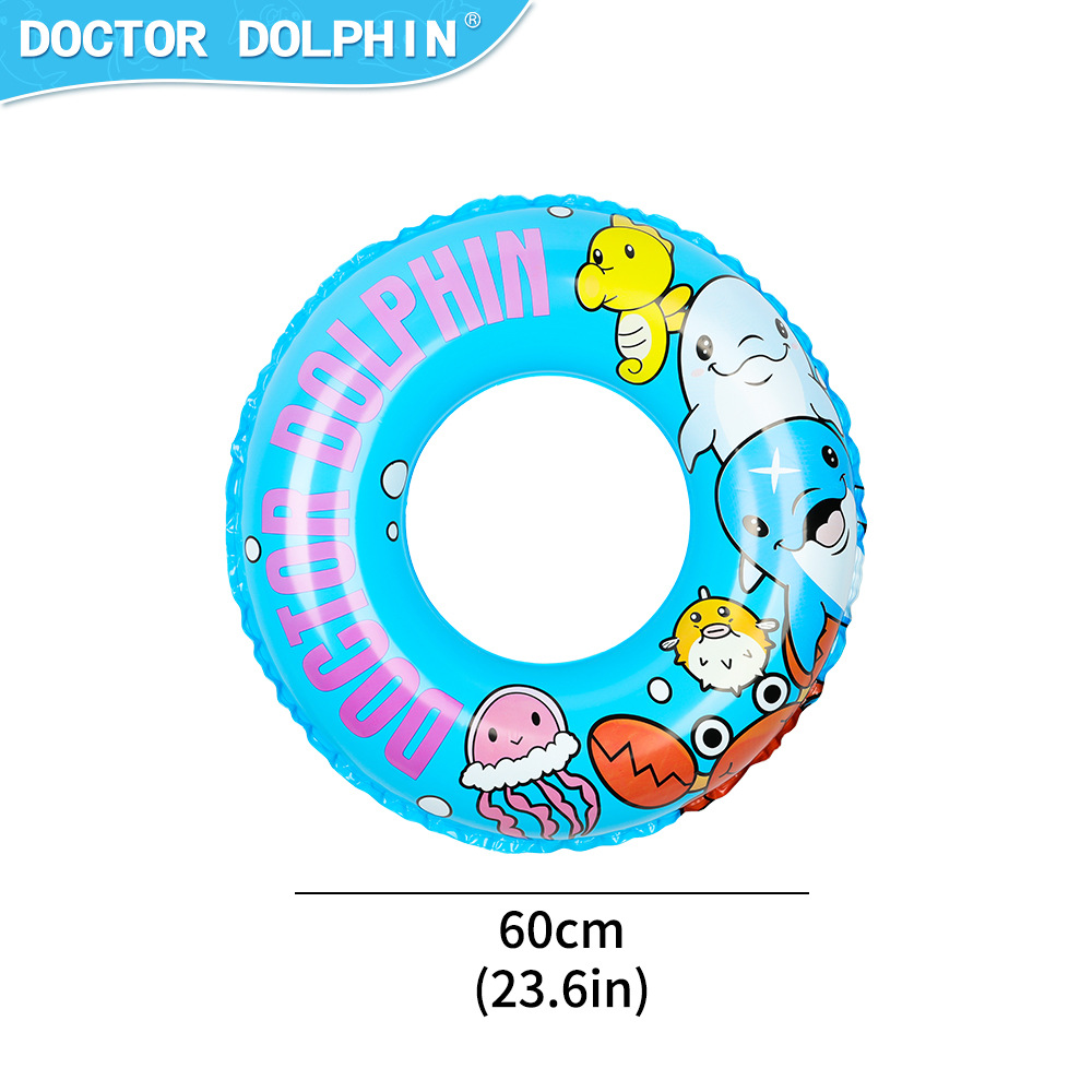 Doctor Dolphin | Anillo de natación inflable para niños PVC engrosado anillo de natación redondo