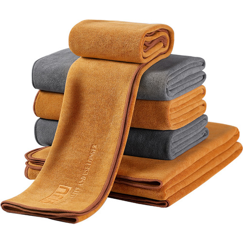 Superfine fiber high-density car wiping cloth car rag car supplies tools water-absorbent thickened lint-free car wash towel