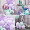Balloon suitable for photo sessions, set, evening dress, decorations, suitable for import, mermaid
