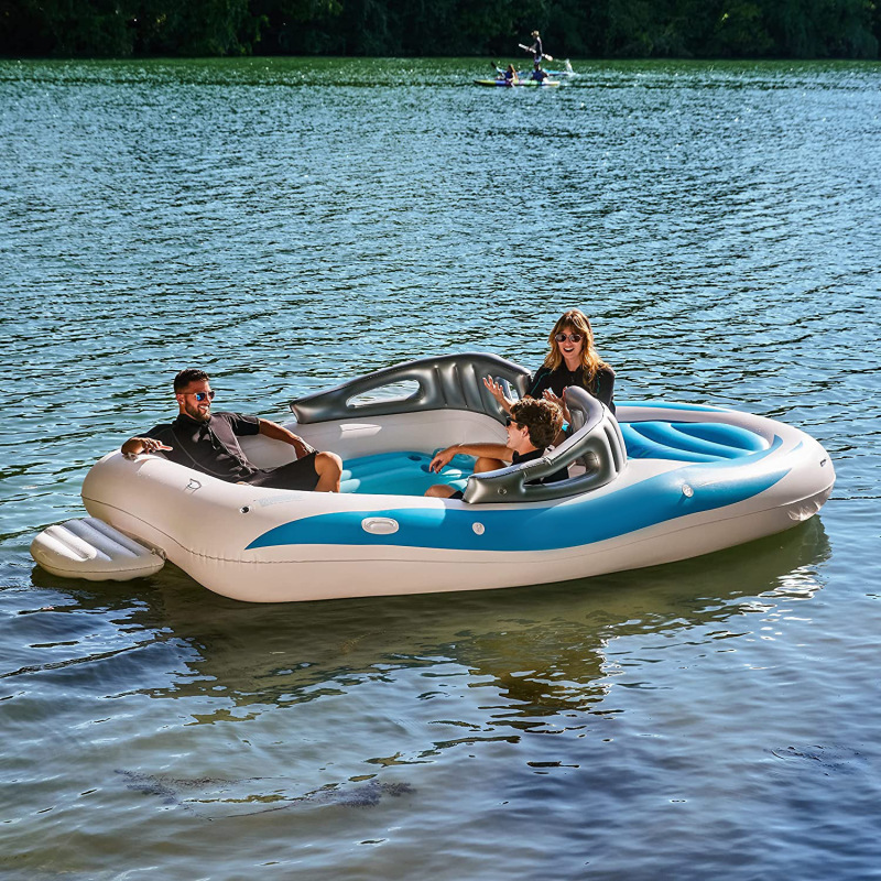 Inflatable Yacht, Large Boat, Water Kayak, Inflatable Boat, Multi-Person Leisure Boat, Outdoor Inflatable Boat, Lake Fishing Boat Inflatable Yacht, Large Boat, Water Kayak, Inflatable Boat, Multi-Person Leisure Boat, Outdoor Inflatable Boat, Lake Fishing Boat