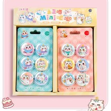 土豆喵Mini吧唧马口铁徽章6个装吧唧Q版校园徽章套装可爱装饰挂件