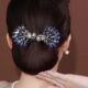 Peacock hair iron fat blue