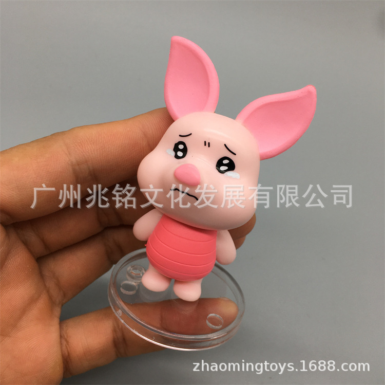 哭娃 受委屈 哭泣的小老鼠 史迪仔 小熊维尼 卡通人物 摆件 扭蛋|undefined