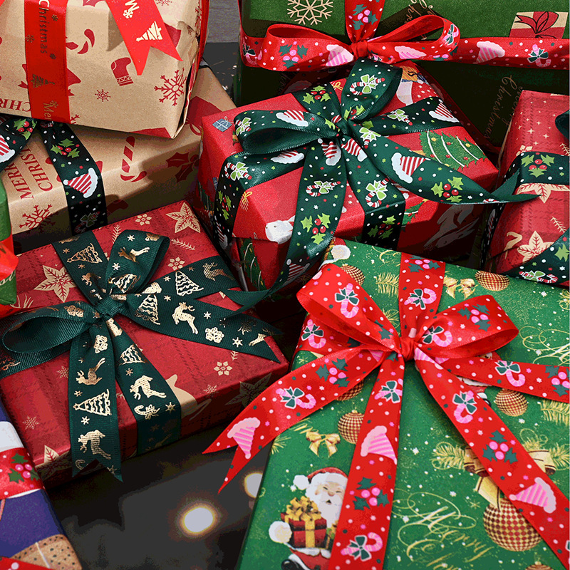 新しいクロスボーダークリスマス包装紙 5.1m ロール大型ギフトギフト包装紙|undefined