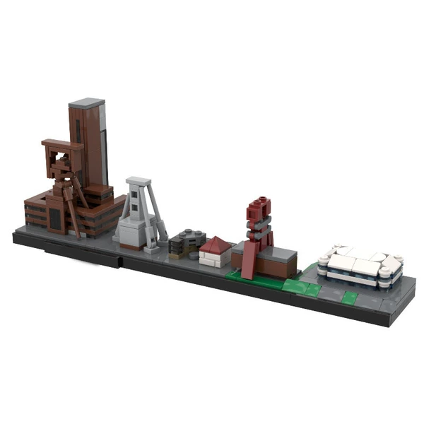 Germany Ruhr Gelsenkirchen skyline 323pcs