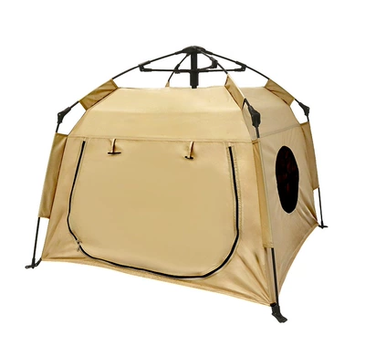 Pet Tent for Outdoor Use, Avtomobil dam çadırları - khaki-1-2