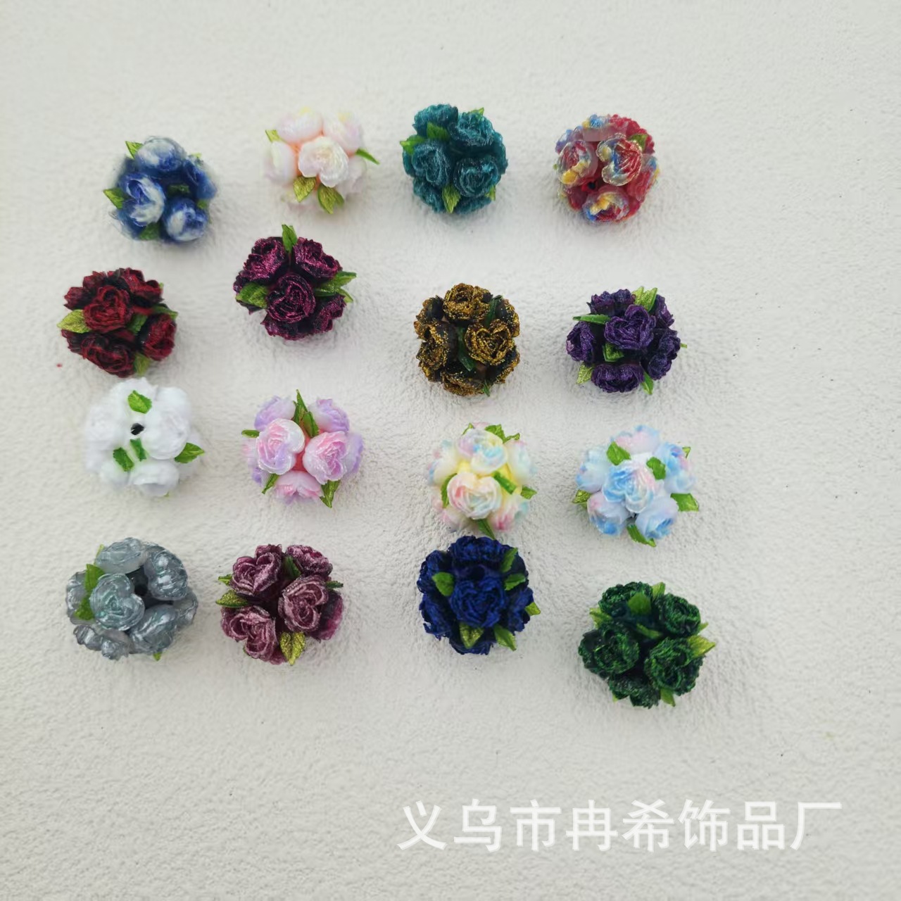 Clay Heart Flower Ball Heavy-Duty Straight Hole Beads DIY Handmade Beaded Pen Phone Chain Pendant Jewelry Accessories