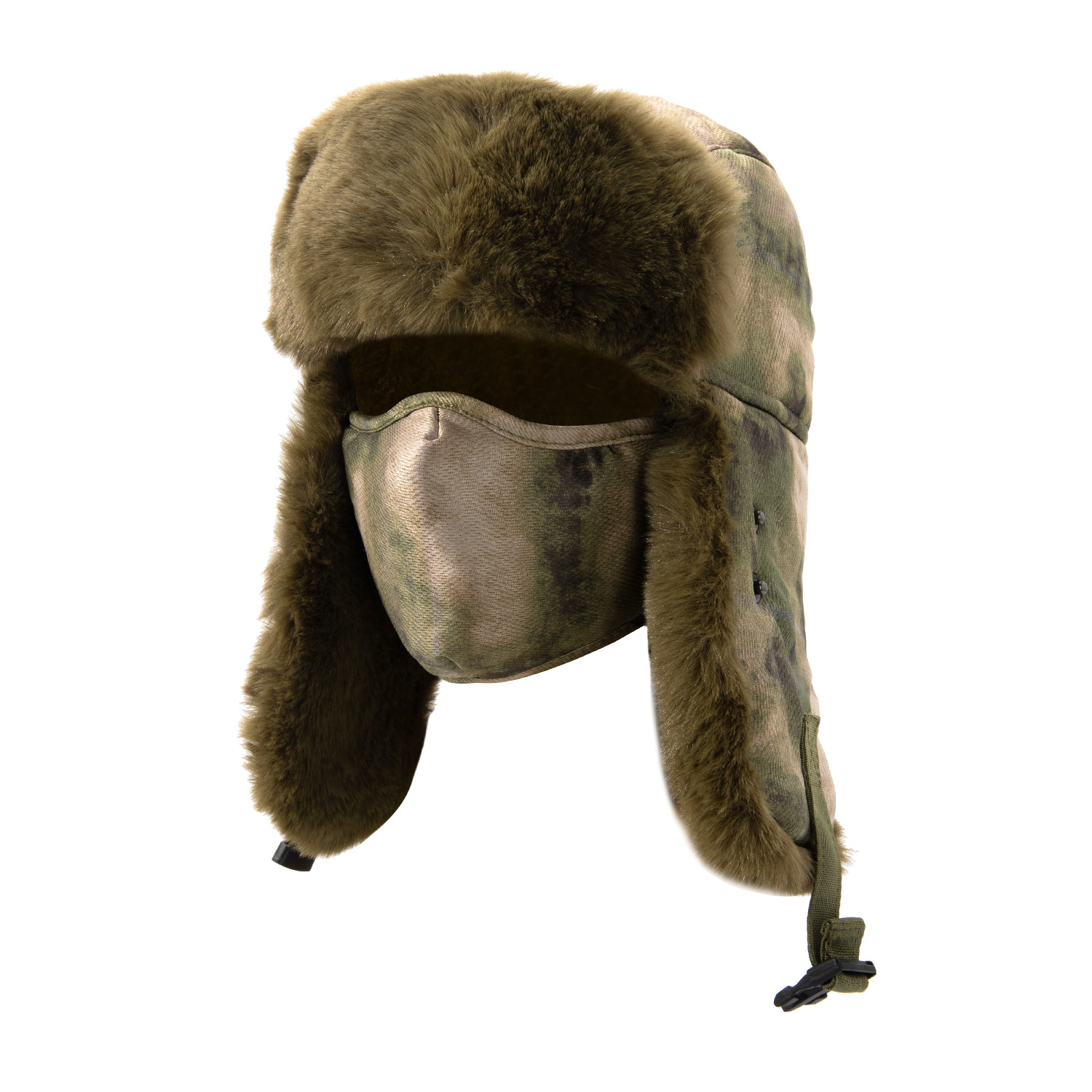 Sombrero invierno Thunderbolt sombrero hombre camuflaje grueso sombrero de esquí calentamiento almacenamiento de calor guantes de terciopelo sombrero de vuelo moda de personalidad