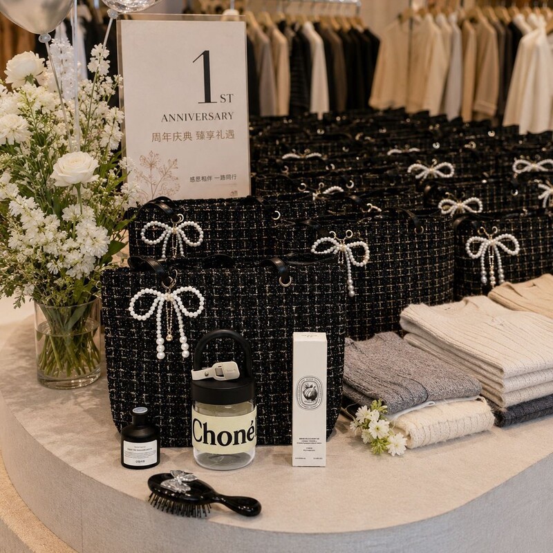 Souvenirs with a Chanel-Inspired Style, Practical Small Gifts for Beauty Salons, Store Openings, and High-End Luxury Gift Bags for Clients