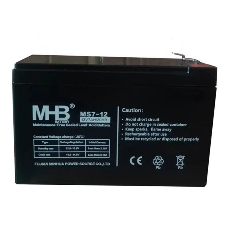 Аккумулятор MHB 闽华 MS7-12/MS9-12, устройство аварийного выравнивания при отключении лифта для пожарной защиты, источник питания UPS