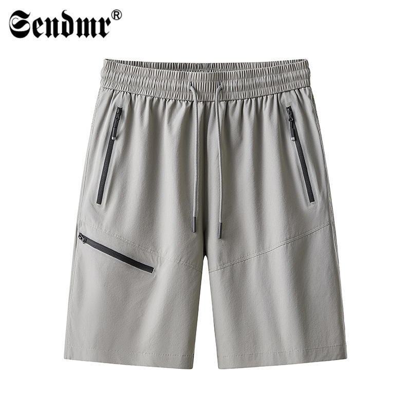 Ice Silk Quick-Drying Five-Point Casual Multi-Pocket Cargo Shorts Men's Summer Thin Breathable Loose Sports Pants for Men