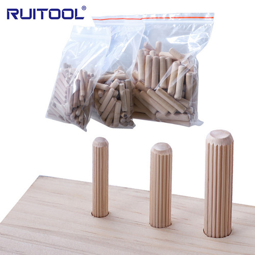 Hemu round wood tip, straight grained round wood tenon 6/8/10mm, hardened wood plug, woodworking punching furniture splicing accessories
