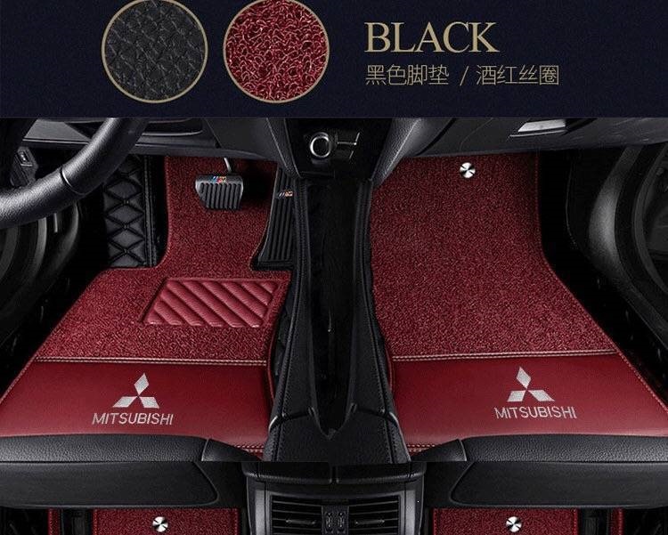 Suitable for Mitsubishi Outlander, Eclipse Cross, Pajero, right-hand drive Lancer, Galant, and Junge full-coverage car floor mats