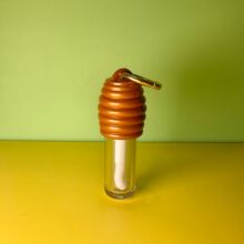 厂家直销 5ml新款卡通可爱风唇彩管 带挂耳蜂巢唇釉唇泥管彩妆包