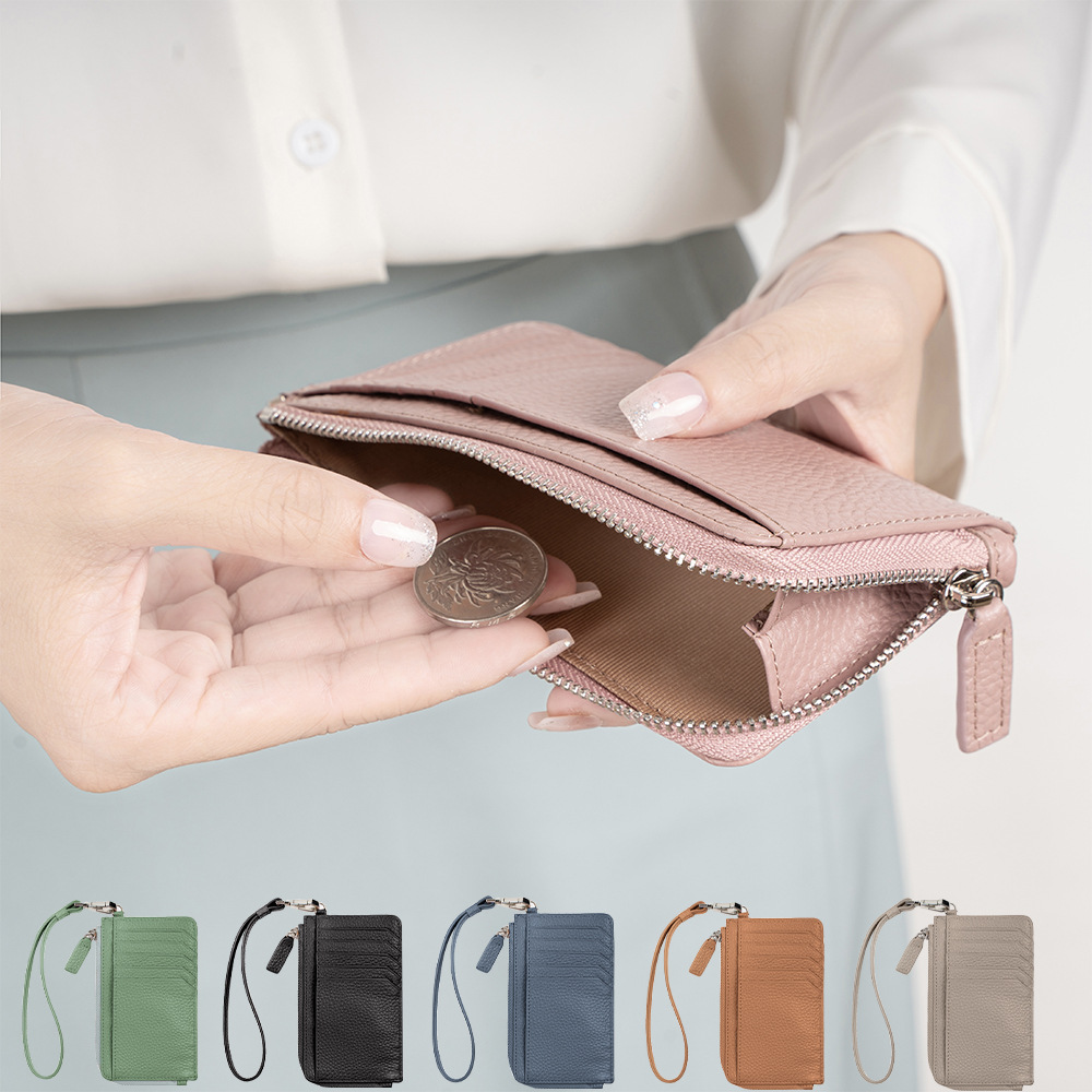 Bulk-buy Japanese and Korean New Women's Small Wallet Leather RFID