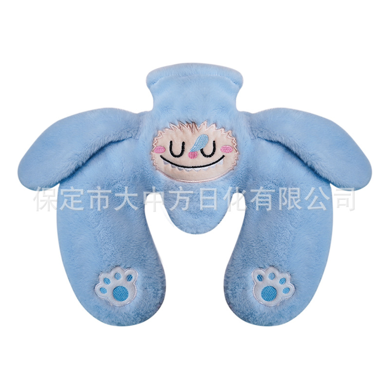 2025년 인기모델 - 베이지색 물주머니가 달린 블루 홀터넥 뜨거운 물병