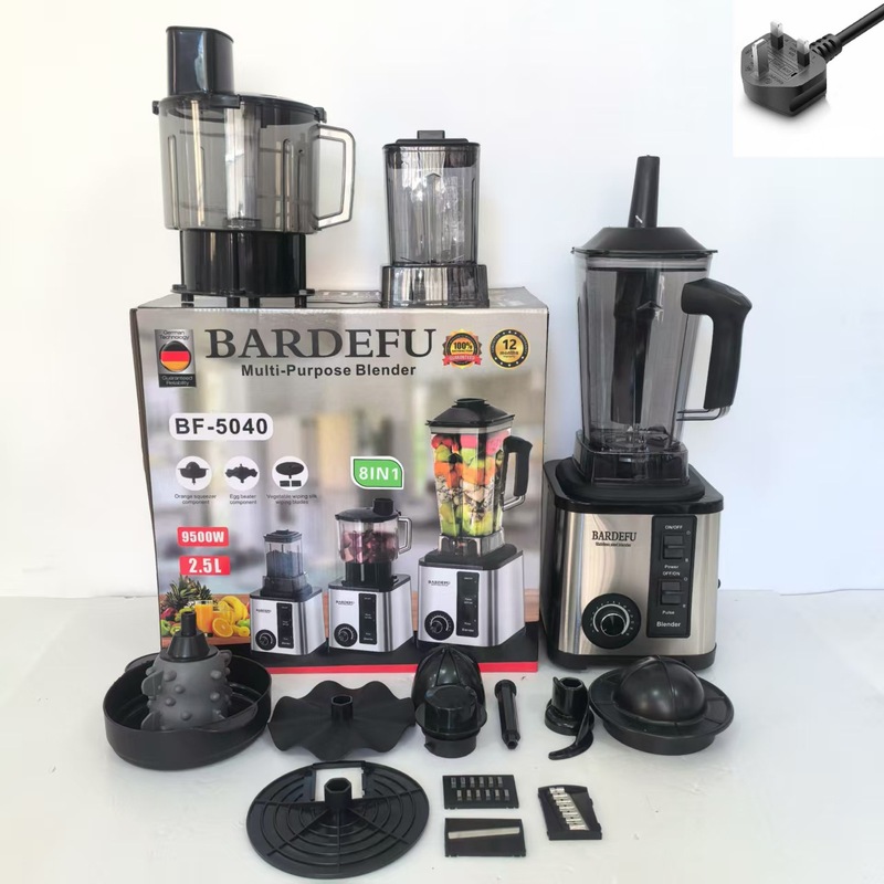 8in1blender纯铜4L跨境搅拌机商用不锈钢大功率绞肉碎冰榨汁机|undefined