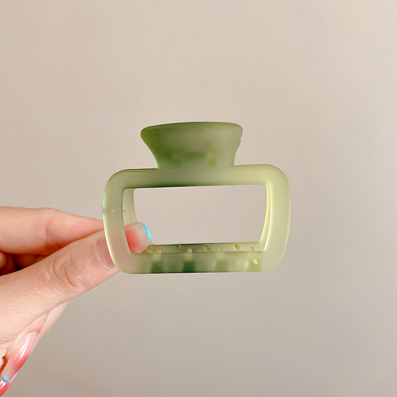 Clip de agarre, gran cantidad de cabello, horquilla esmerilada, horquilla simple, horquilla de tiburón, nuevo y exquisito tocado de alta gama, horquilla femenina