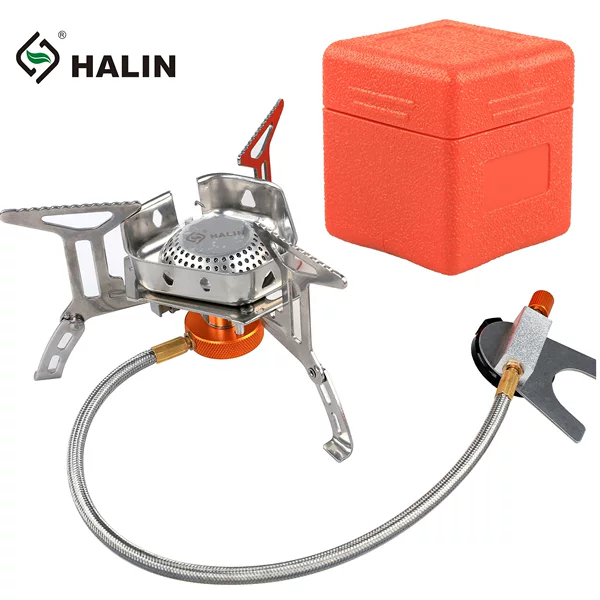 Outdoor Camping Stove Stove Picnic Split Air-proof Stove Portable Stove Long Gas Tank Interface Stove