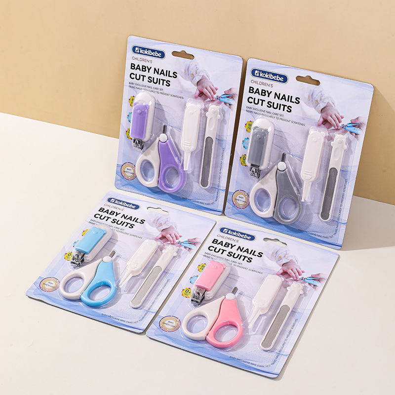 Set de Cortaúñas de Seguridad para Bebé de Plástico y Acero al Carbono image 2