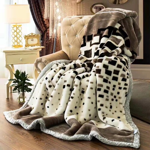Raschel blanket group purchase gift wholesale winter cloud blanket double thickened flannel children's blanket gift box