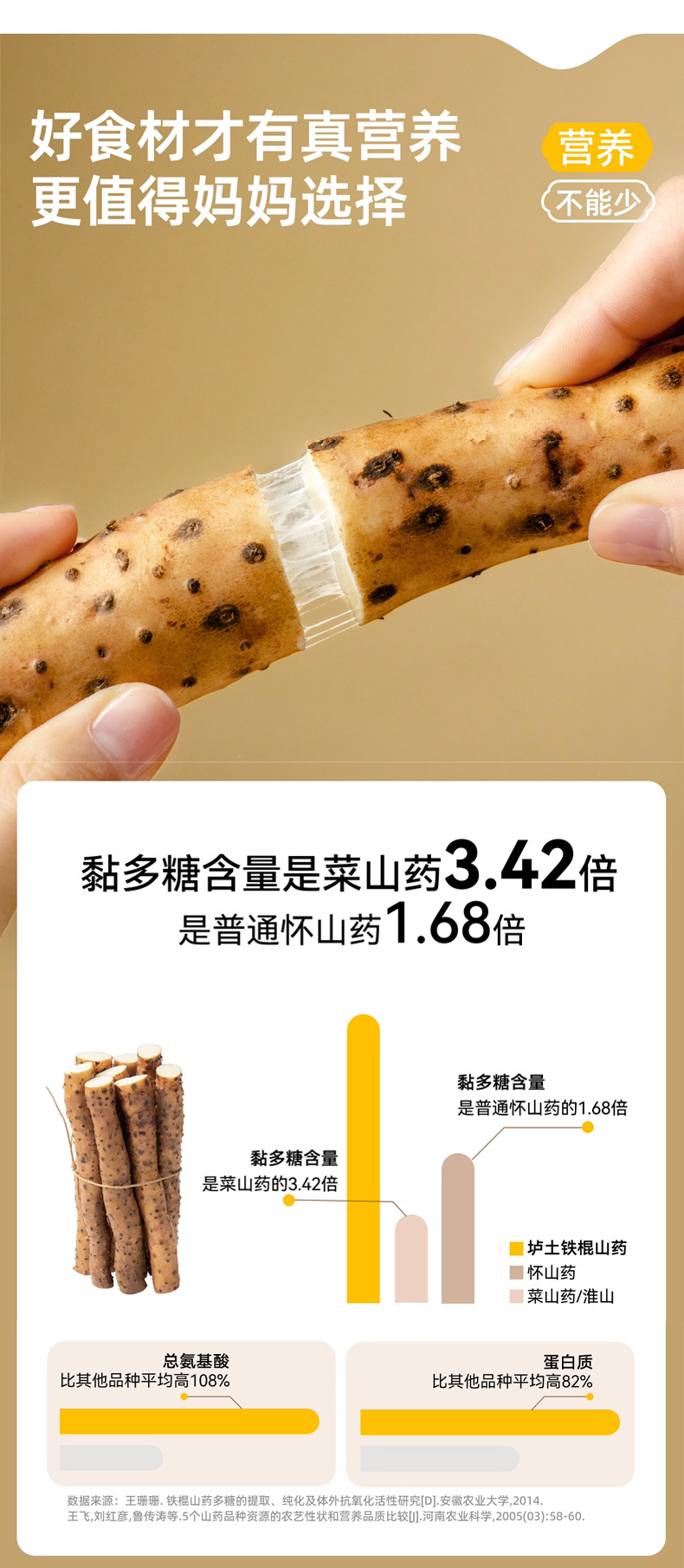 Chinese Yam Powder 300g Shan Yao Huai Shan Ready to Mix Breakfast Meal Replacement specifications