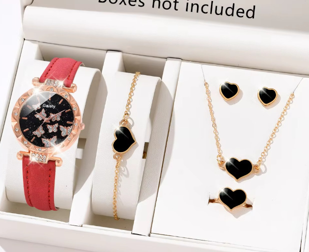 레드 + 블랙 러브 팔찌 + 블랙 러브 액세서리