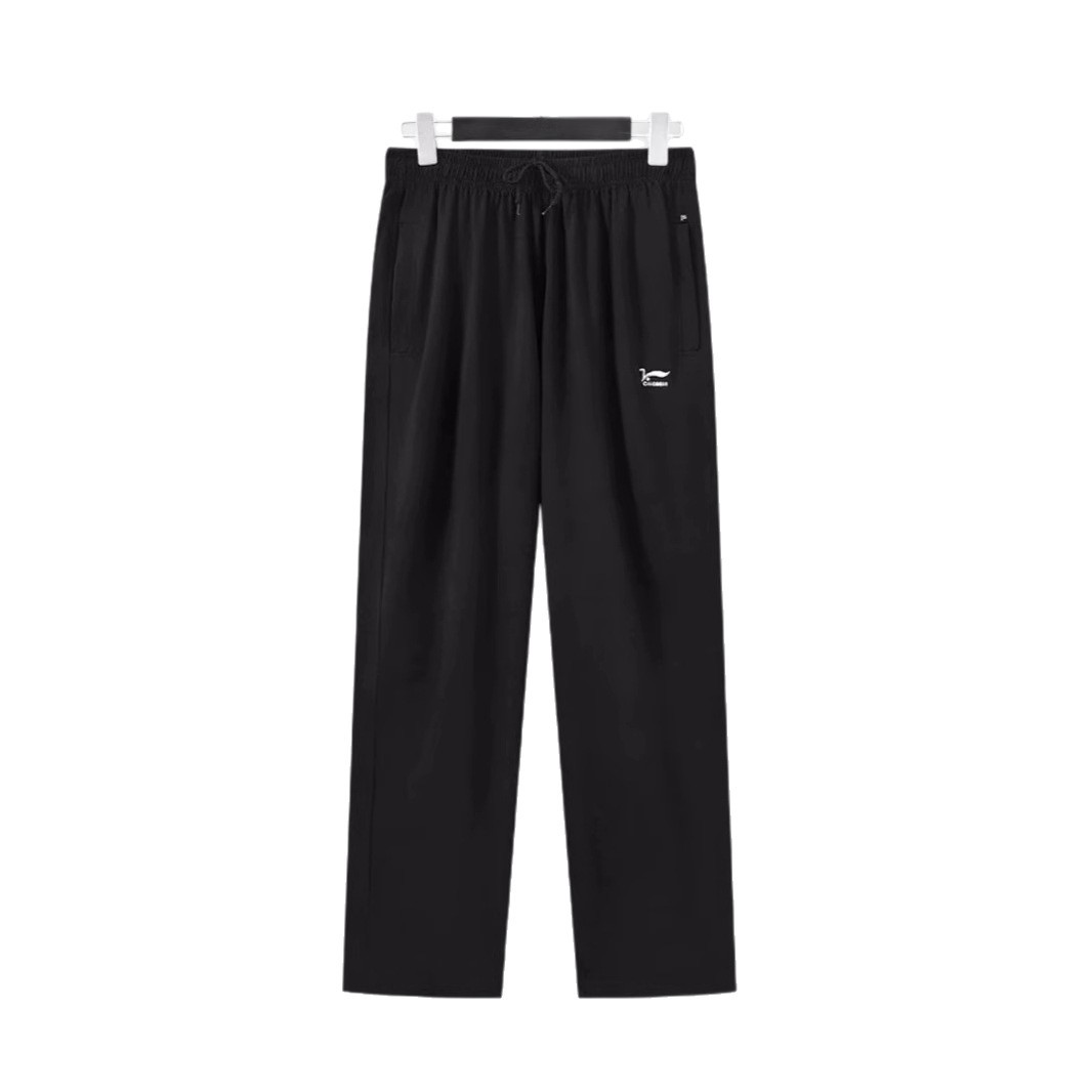 Pure Cotton Dad Pants Summer Thin Elastic Casual Pants for the Elderly Loose Straight Middle-Aged and Elderly Men's Sports Pants