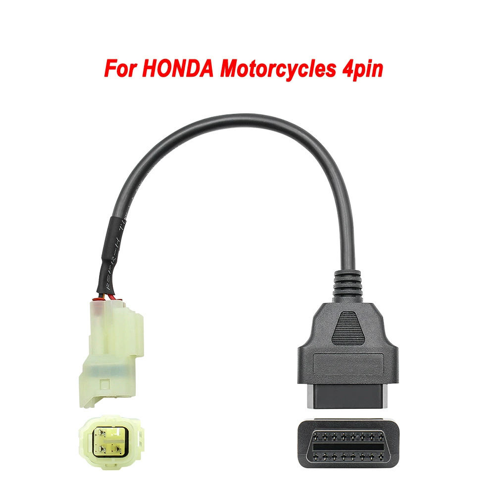 OBD 16pin на 4-контактный для мотоцикла Honda 4Pin мотоцикл адаптер