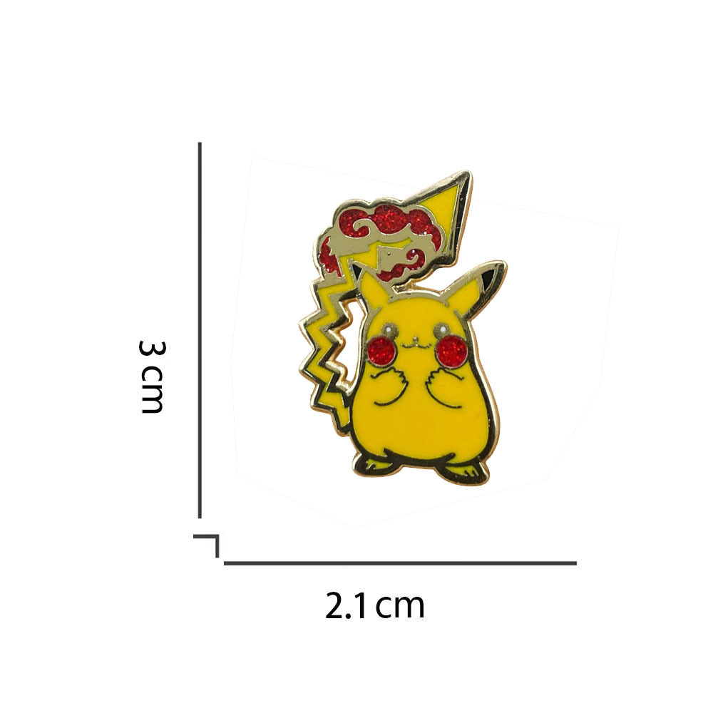Shiny Elf Enamel Brooch Cute Anime Badge Cartoon-Inspired Brooch Novelty and Interesting Backpack Decoration