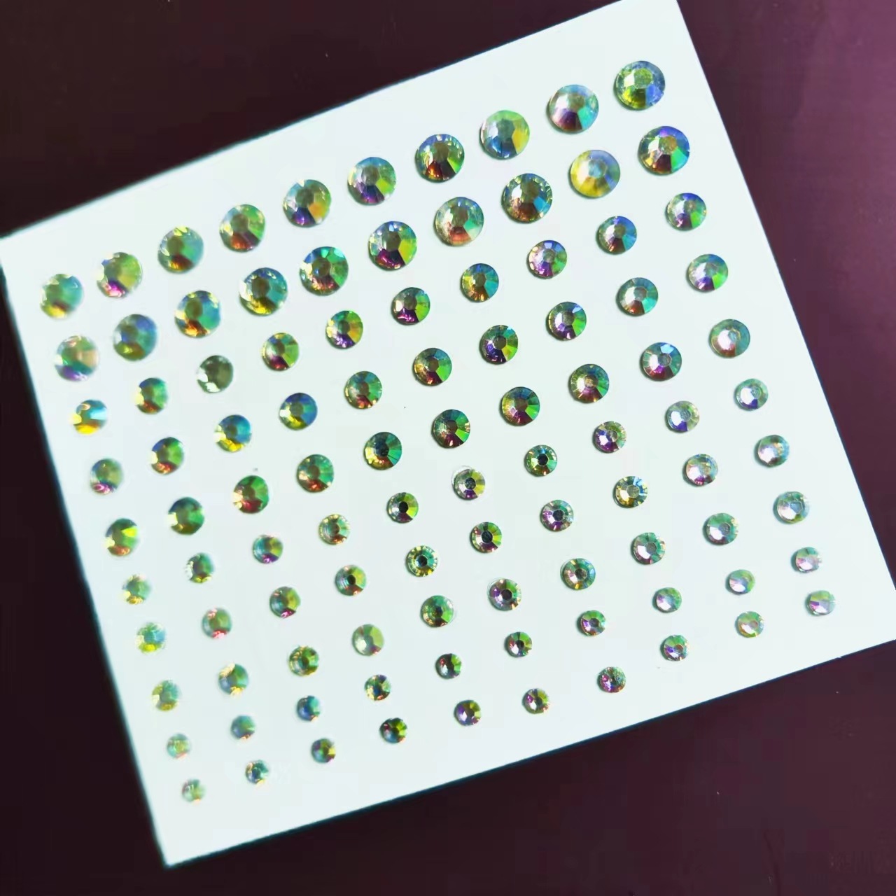 Diamante pegatinas diamante pegatinas creativo DIY ceja cara diamante maquillaje rhinestone cara decoración lágrima diamante color ojo maquillaje Rhinestone