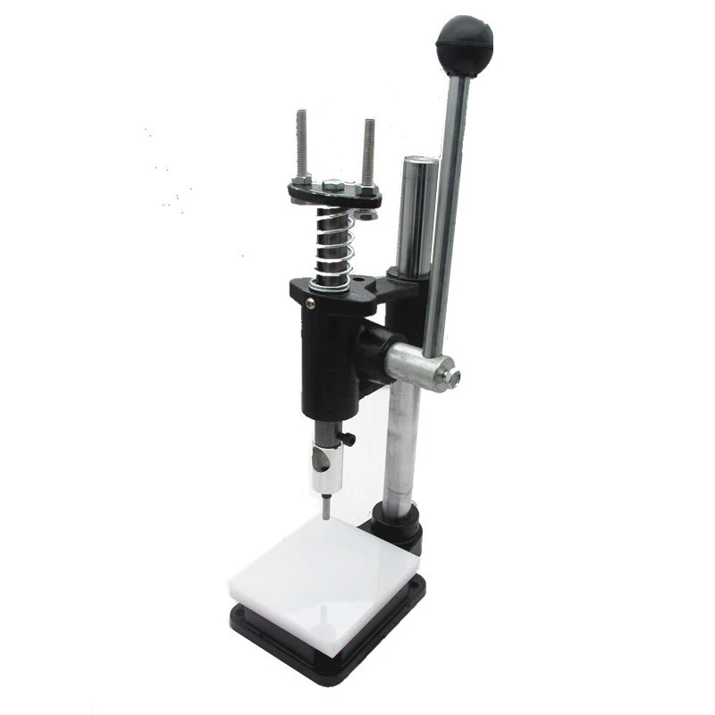 Cloth, plastic hole puncher, drill