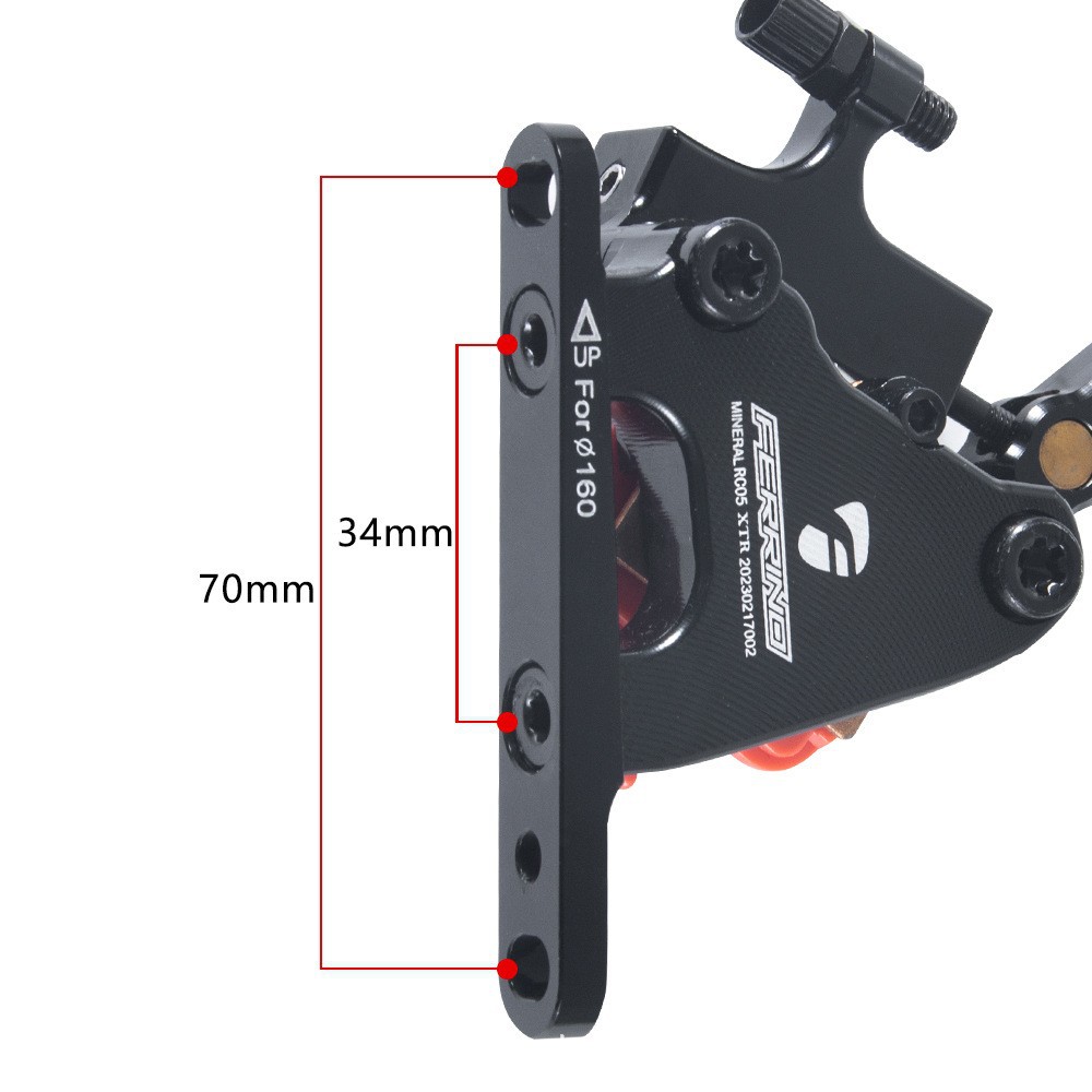 FERRINO carretera coche freno de disco hidráulico 140/160mm disco de freno de disco línea de tracción aceite freno plano freno hidráulico