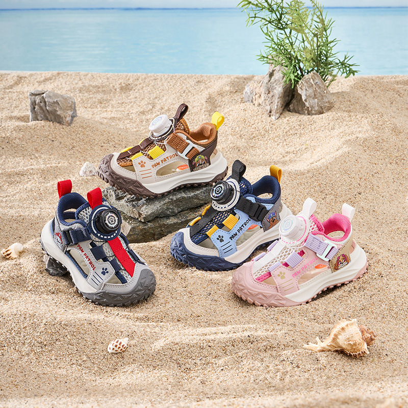 Wang Wang team children's shoes summer new style soft soled girls boys dirty-resistant durable anti-collision children's sandals