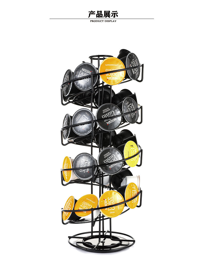 黑色螺旋胶囊架30粒YC001详情页_02