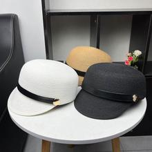 日本夏季遮阳帽子女气质优雅马术帽骑士帽户外出游显脸小鸭舌帽女