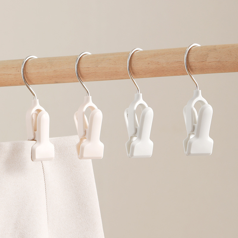 Hat Clip Pants Clip Multifunctional Rotatable Single Hook Small Clip Drying Storage Skirt Clip Pants Hanger