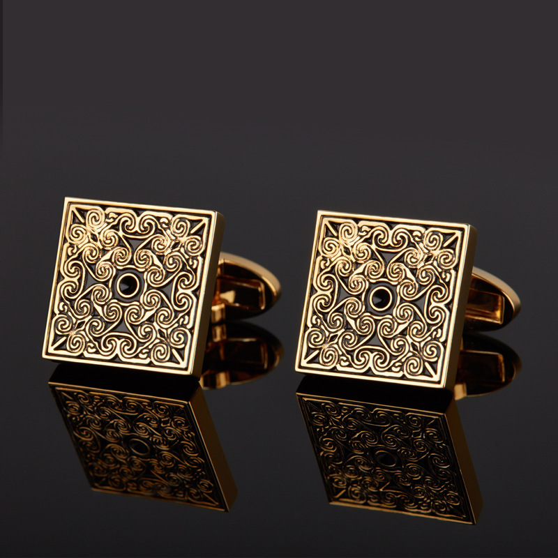 French Style Shirt Suit Cufflinks Men's Light Luxury Business Shirt Sleeve Nails Simple Fashion