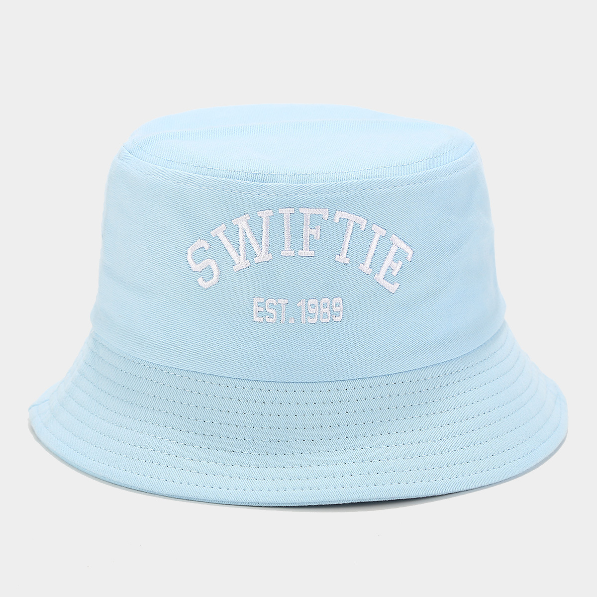 Nueva SWIFTIE bordado sombrero de pescador de verano moda fanáticos sombrero pareja sombrero de bañera solar transpirable