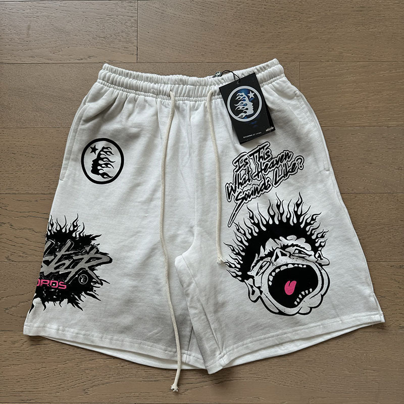 セイントヴィンテージ 正しいバージョン ウォッシュ加工 ダメージショーツ 5分丈パンツ ハイストリート パンクロックパンツ|undefined