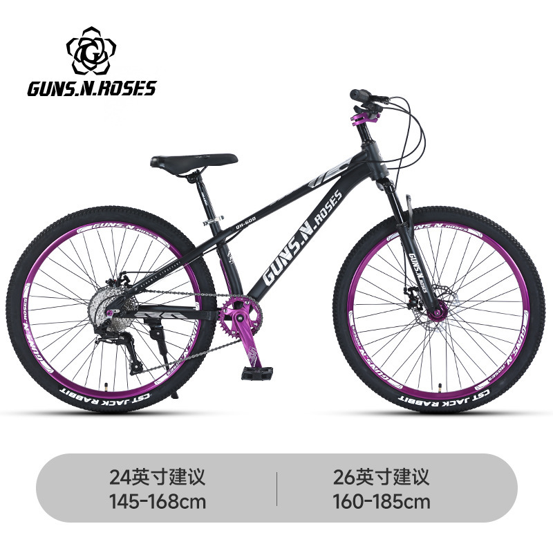 Bicicleta de aleación de aluminio con caída en seco, descenso rápido, bicicleta de carretera forestal, acción, paquete volador, bicicleta de pendiente de tierra, fabricante de bicicletas de montaña todoterreno