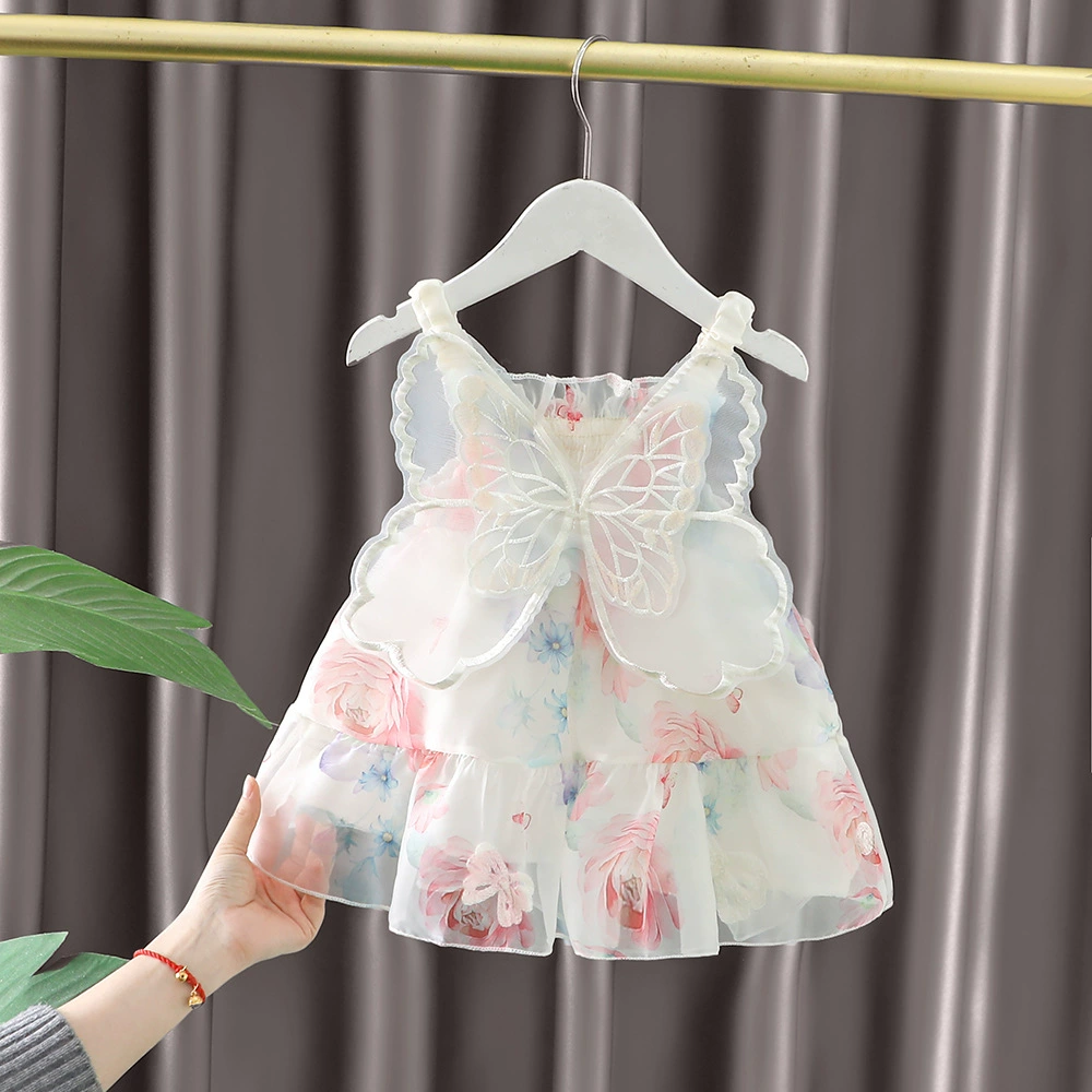 Summer small princess costume girl's, cute dress, lifting effect