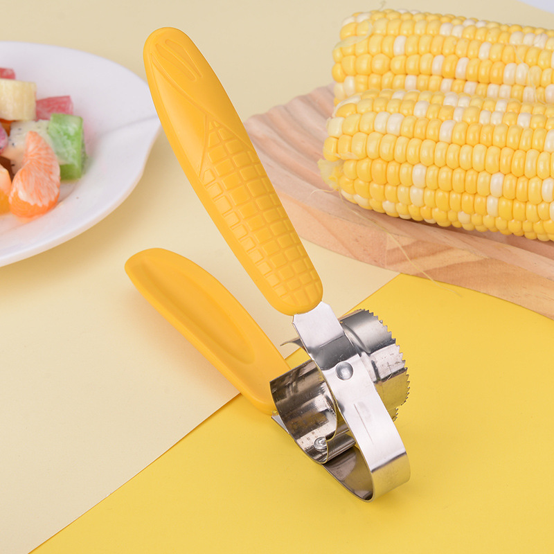 Practical maíz planador creativo gadget de cocina hotel casero manual maíz planador de acero inoxidable triturador de maíz