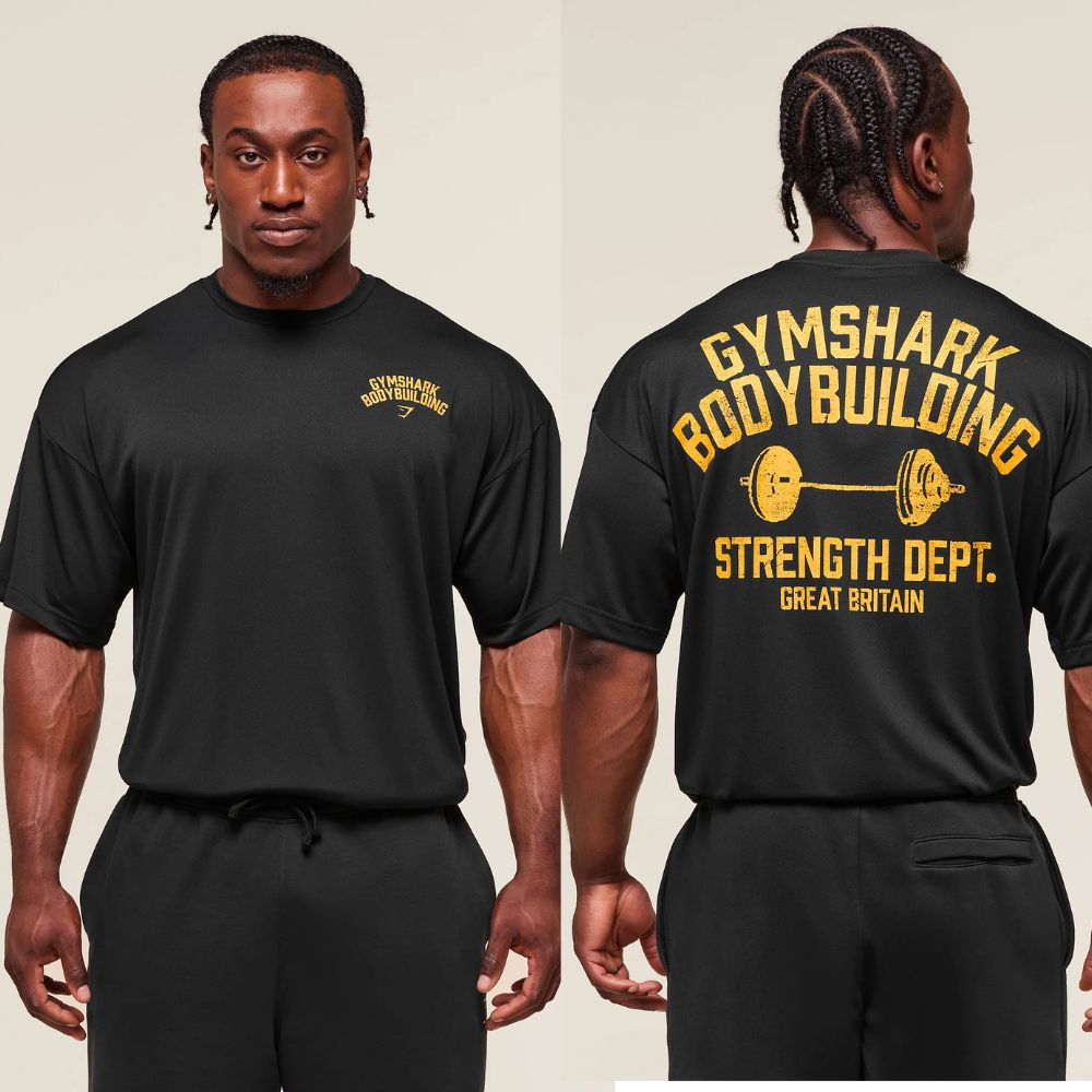 肌肉鲨鱼健身美式潮牌新款热卖重磅男士T恤纯棉宽松时尚新款大码T