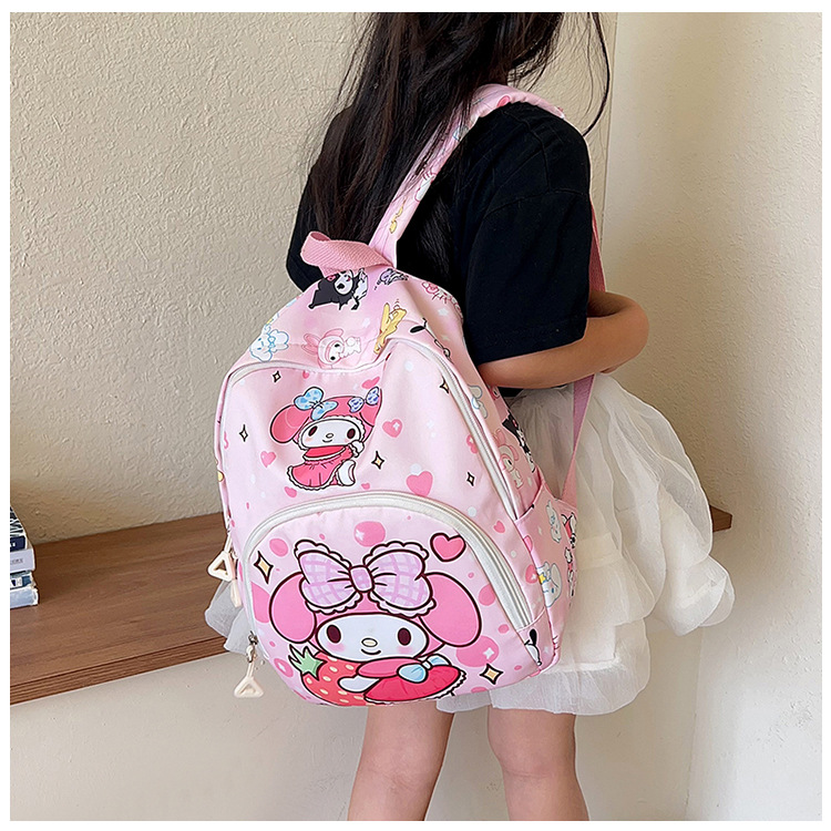 Cute cartoon, lightweight and lightweight schoolbag for kindergartens, fashionable and versatile children's backpacks for outdoor leisure travel undefined