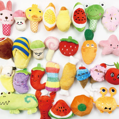 1688 ホットセールかわいいペットの果物と野菜の音のおもちゃ、噛みつきにくく退屈を和らげる、猫と犬にユニバーサルで楽しいインタラクティブな卸売特別オファー