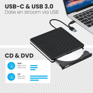 Usb3.0 Desktop External Recorder Laptop External Optical Drive All-in-One Mobile Optical Drive Readable