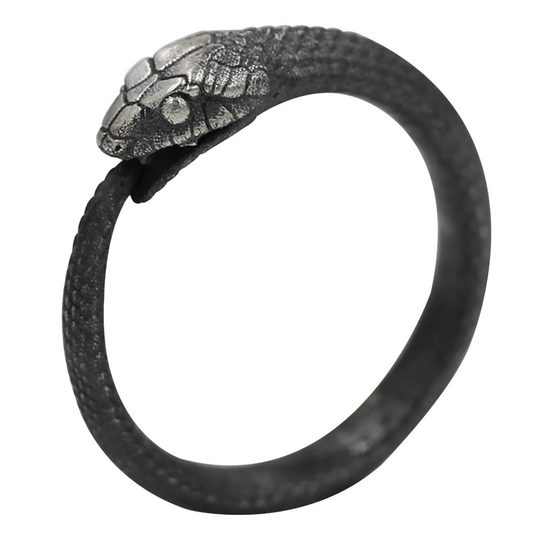 Ouroboros Living Ring Men's Niche Retro Street High-End Personalized Design Hand Jewelry Couple Women's Gift Hand Jewelry